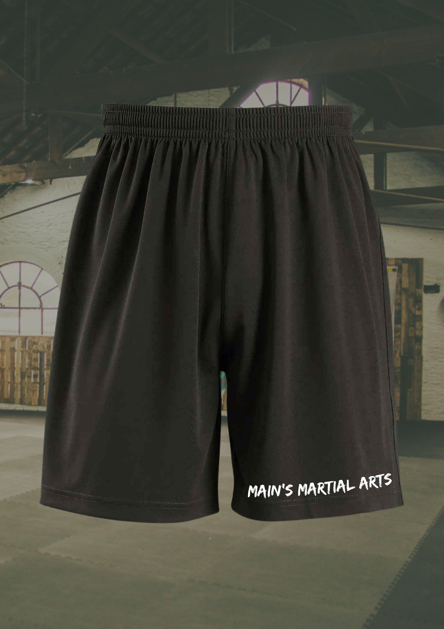 Adult Black MMA Shorts